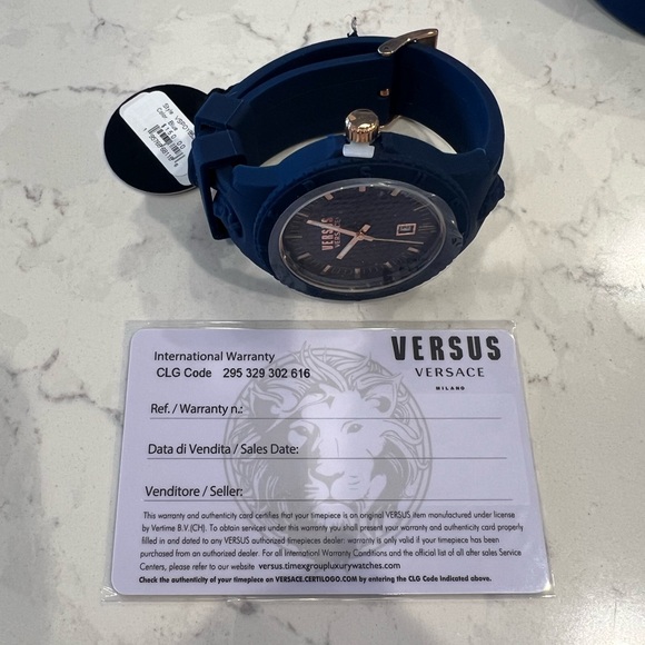 Versus Versace Blue Watch